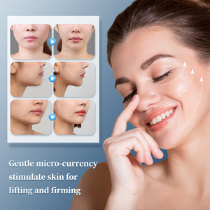 V-Shaped Face Wrinkle Removal Facial Massager Ems Facial Massager Low Frequency Pulse Crescent-Shaped Beauty Instrument Remote Control Model